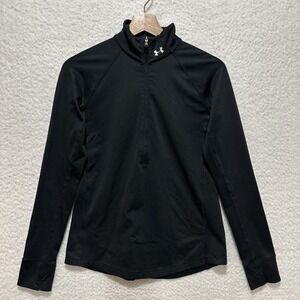 Under Armour Women's Qualifier Half-Zip Running‎ Top Black Size XS, S?